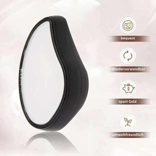 Crystal Beauty Stone, Επαναχρησιμοποιούμενη & Φορητή Γόμα Μαλλιών, Ανώδυνη Απολέπιση για 2