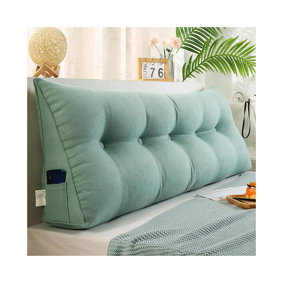 Triangular Reading Pillow Wedge Cushion for Bed Sofa Backrest and Lumbar Support