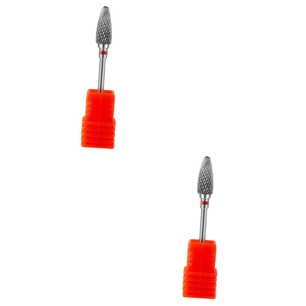 Professional Nail Drill Bits Set 5pcs Durable Metal Heads for Manicure and Gentle Cuticle Care