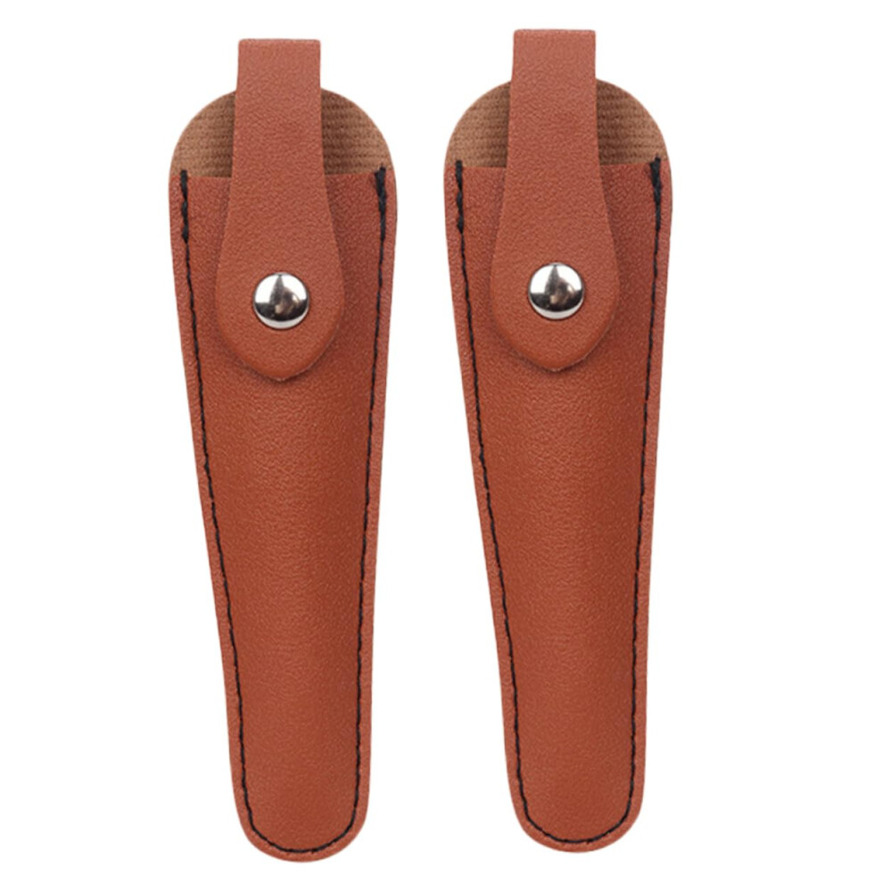 Hairdressing Scissor Holder PU Leather Case Set  Secure Blade Protection Barber Tool Organizer