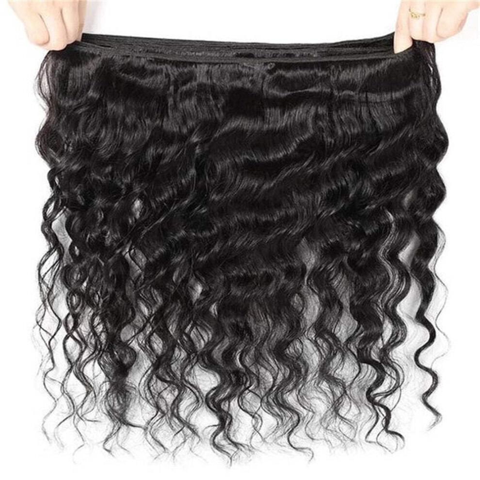 14 Inch Human Hair Headband Wig for Women Natural Look Heat Dye and Perm Ready