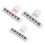 12Pcs Assorted Transparent Acrylic Clips for Piano Sheet Music Storage 2