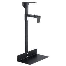CPU Under Desk Mount Adjustable PC Holder with Swivel Slide Steel Frame for Home Office Space Saving