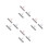 12Pcs Assorted Transparent Acrylic Clips for Piano Sheet Music Storage 8