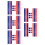 60Pcs Reflective Slap Safety Bands Durable Wristbands for 3