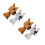 4Pcs Creative Resin Dog Car Bobblehead Dashboard Ornament Decor 7