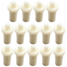 500Pcs Sturdy White Plastic Cabinet Door Pins for Shutter Repair