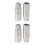 4Pcs Chrome Vanadium Spark Plug Removal Tool Set for Car Repair Silver 5