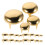 360Pcs DIY Brass Round Dome Rivets Claw Studs for Shoes 1