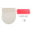 3Pcs White Plastic Speaker Stand for Wall Mounting WiFi Router Devices 4