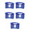 5Pcs Full Brim Hard Hat Sun Visor Blue Mesh Neck Shield Adjustable Fit 7