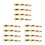 360Pcs DIY Brass Round Dome Rivets Claw Studs for Shoes 5