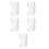 5Pcs Transparent Fish Feeding Cup with Suction Ring for Aquarium Use 7