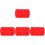 4Pcs Silicone Toaster Protective Covers Red Kitchen Appliance Lids 4