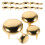 360Pcs DIY Brass Round Dome Rivets Claw Studs for Shoes 3