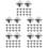 500Pcs Silver Square Claw Studs Rivets for Bags Clothes DIY Decoration 8