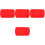 4Pcs Silicone Toaster Protective Covers Red Kitchen Appliance Lids 5