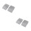 2Pairs Comfortable Grey Knee Guards with Sponge and Adjustable Fit 6