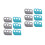 12Pcs Multi-Surface Lint Remover for Pet Beds Sofas and Cars 3
