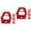 8Pcs Red Metal Fire Sprinkler Head Guards Ceiling Cover Caps 6