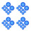 40Pcs Comfortable Silicone Stethoscope Diaphragm Covers Dark Blue 4