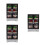 3Pcs Mini Plastic Fridge with Double Doors Dollhouse Decor 10