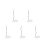 5Pcs Versatile White Plastic Figure Stand for Action Figure Display 6