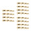 360Pcs DIY Brass Round Dome Rivets Claw Studs for Shoes 7