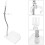 5Pcs Versatile White Plastic Figure Stand for Action Figure Display 11