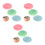 9Pcs Lightweight Silicone Sucker Pads for Tableware Baby Elderly Use 6
