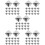 500Pcs Silver Square Claw Studs Rivets for Bags Clothes DIY Decoration 10