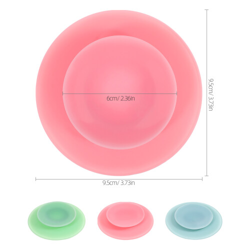 9Pcs Lightweight Silicone Sucker Pads for Tableware Baby Elderly Use 1