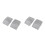 2Pairs Comfortable Grey Knee Guards with Sponge and Adjustable Fit 10