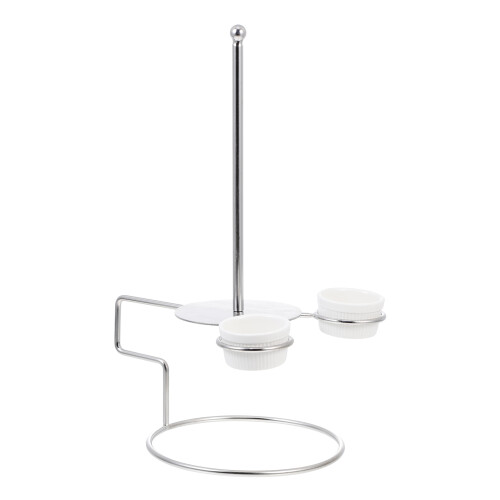 3Sets Silver Stainless Donut Display Stand Wedding Banquet 2