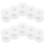 40Pcs White Semi-Transparent Plastic Thread Bobbins for Sewing Use 3
