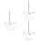 3Sets Silver Stainless Donut Display Stand Wedding Banquet 8