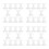 40Pcs White Semi-Transparent Plastic Thread Bobbins for Sewing Use 9