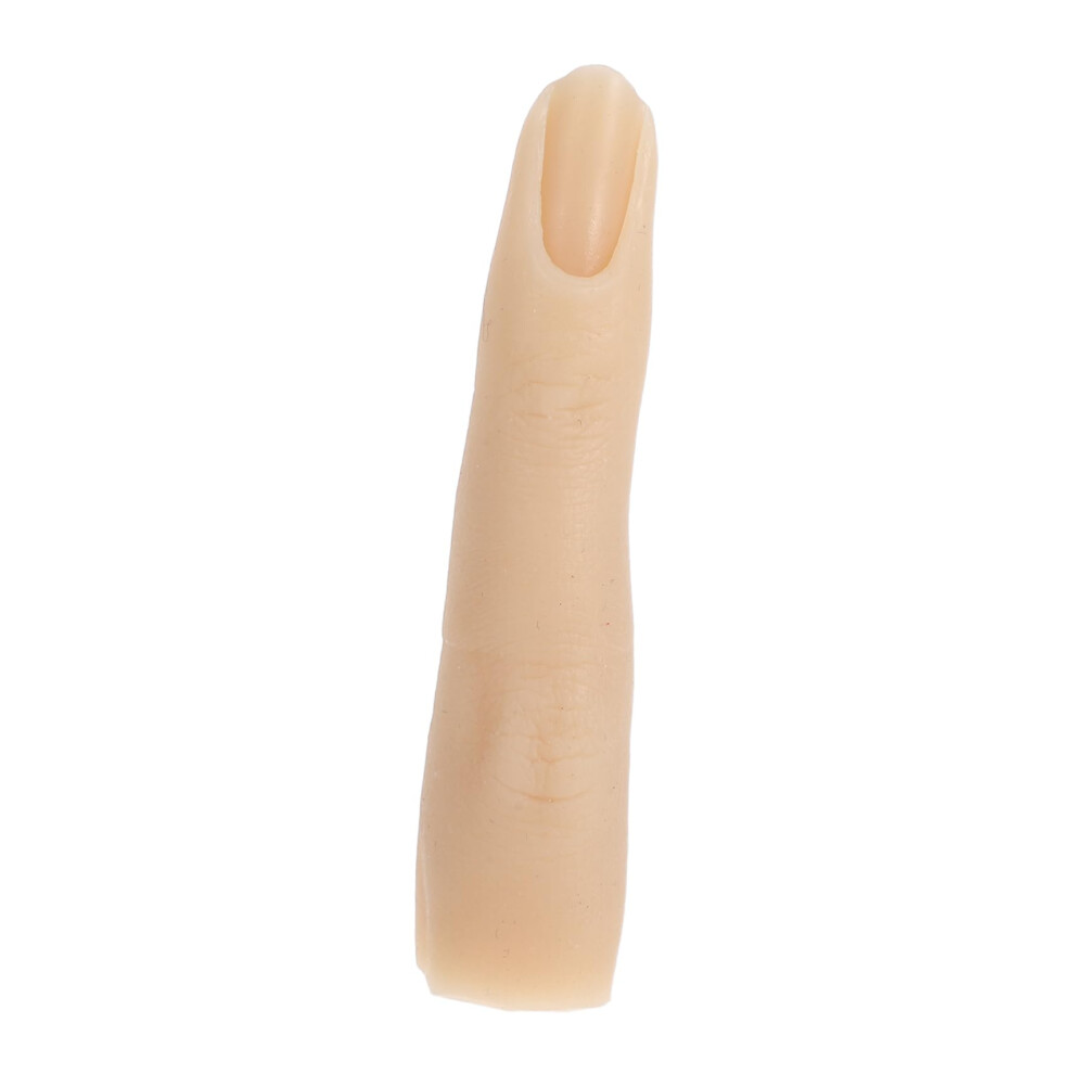 Lifelike Silicone Nail Art Practice Finger Model for Manicure Training and Display