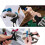 (8 Inch(215mm)) Adjustable Wrenches Variable Speed Wrenches Extra Wide Jaw Variable Speed Wrenches Hand Tools 6 in/8 in/10 in 2