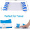 (Pink) Water Hammock, Inflatable Floating Bed, Pool Lounger Float Hammock, Inflatable Swimming Pool Float Hammock for Adults 2
