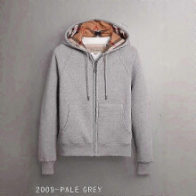 (Silver Gray,M)Premium British Style Unisex Hooded Pullover Jacket With Full Zipper And Cardigan Design For Men And Women