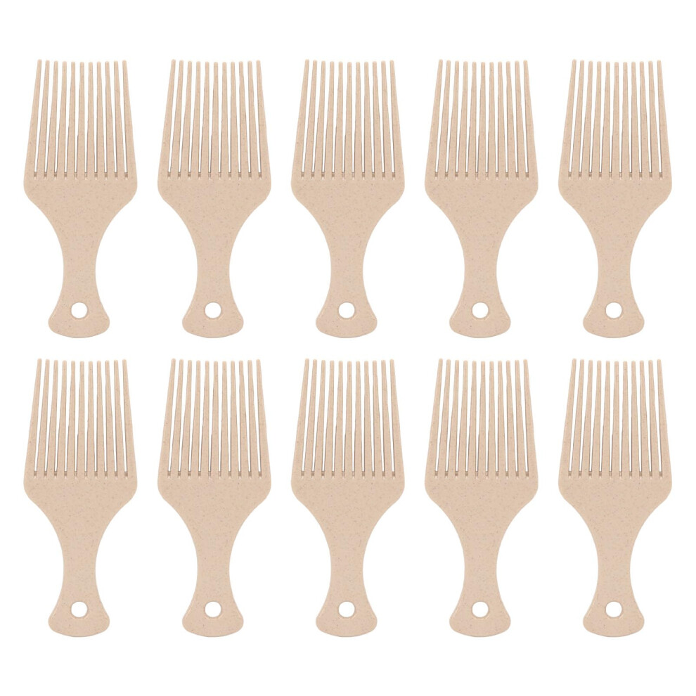 Wide Tooth Comb Set Reduces Hair Breakage with Afro Hair Pick for Salon and Home Styling