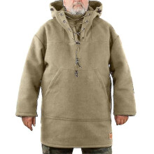 (XL,Apricot)Winter Men's Leisure Jacket Hooded Wool Heavy Coat And Sweatshirt
