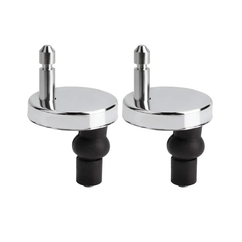 2 Pack Toilet Seat Hinges Fix Replacement Kit For Bathroom Toilets With Screws 9044945737646