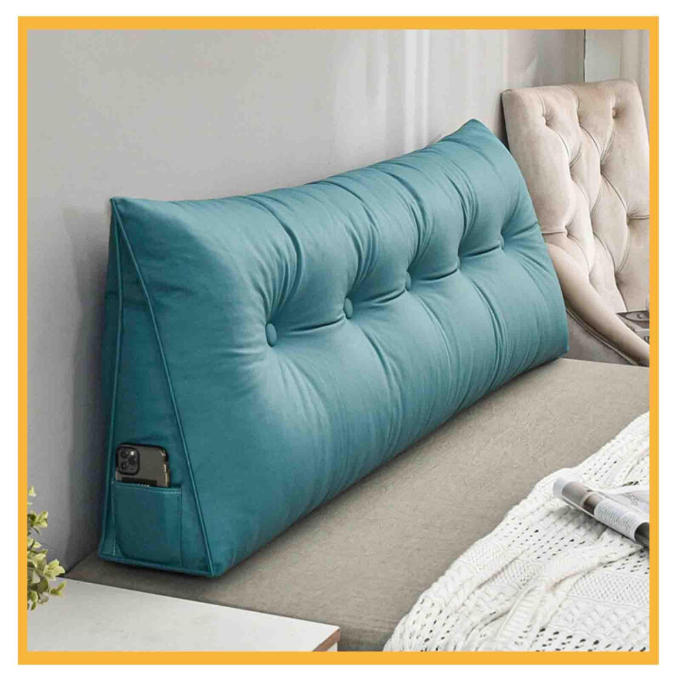 Ergonomic Back Support Pillow with Removable Washable Cover, Waterproof Wedge Cushion for Bed and Sofa