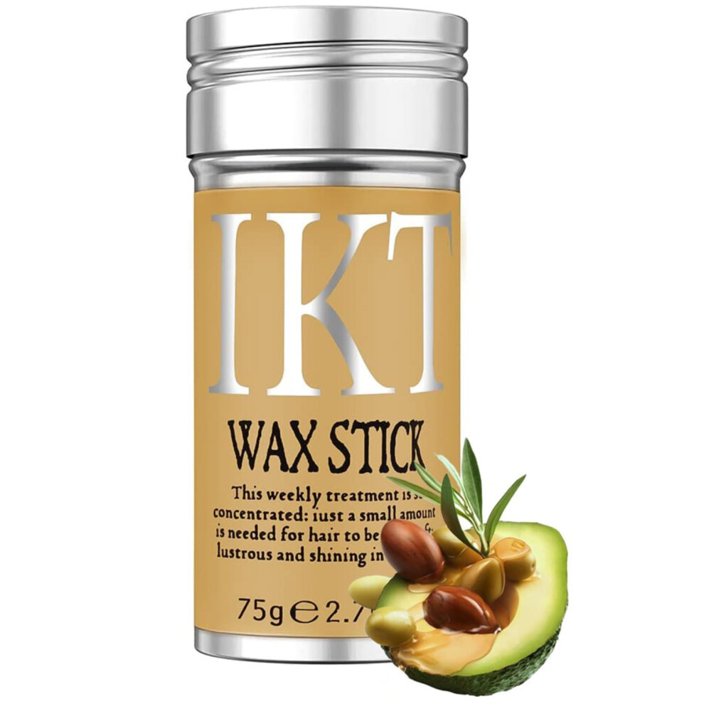 Hair Wax Stick for Flyaways and Baby Hair with Floral Scent, Smooths Frizz, Medium Hold