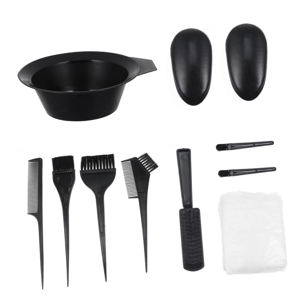 Hair Dyeing Kit 11Pcs Professional Brush and Bowl Set for Smooth Color Application at Salon or Home