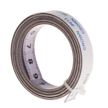 (2m, Left to  Right) Miter Track Tape Measure Self Adhesive Metric Steel Ruler Miter Saw Scale For T-track Router Table Saw Band Track Tool