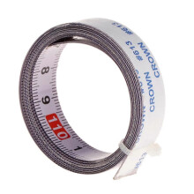 (1m, Left to  Right) Miter Track Tape Measure Self Adhesive Metric Steel Ruler Miter Saw Scale For T-track Router Table Saw Band Track Tool