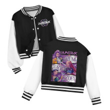 (140,Black)Unisex Kids K-Pop Demon Hunter Cosplay Jacket - Stylish Anime-Inspired Streetwear for Teens
